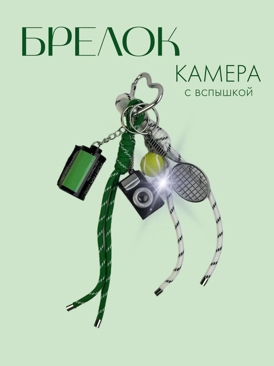 Брелок-обвес на сумку Камера