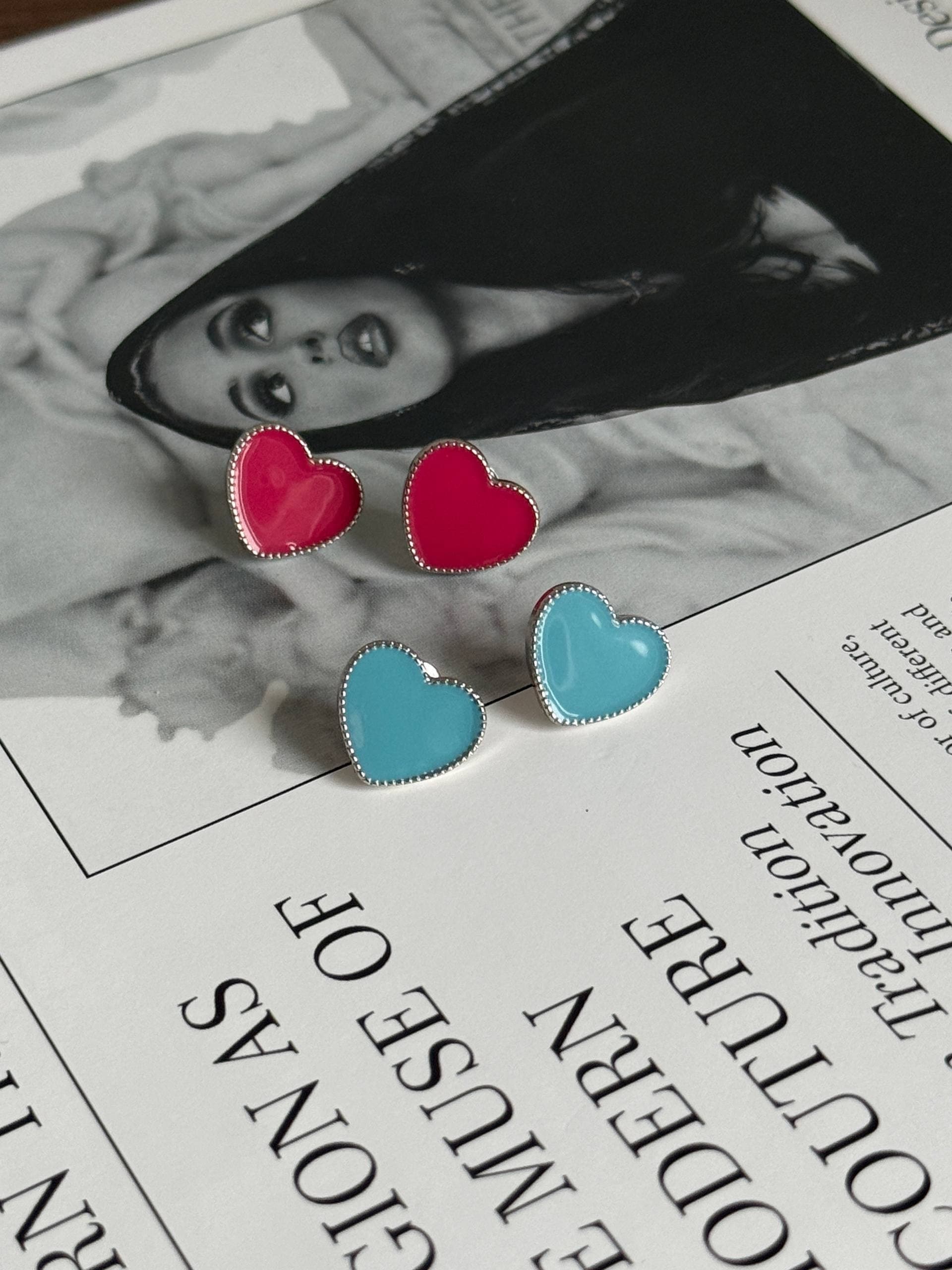 Серьги Сердца